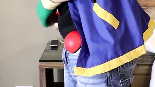 Big dick pokemon fan Kyle Rhodes jacks it off the hard way