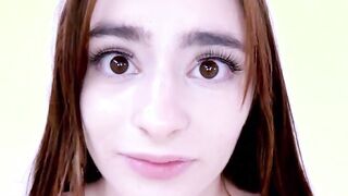 Teen licks pussy and gets strapon fucked in studio