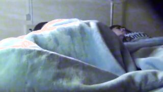 Japanese girl pees her bed during a sleepover at her friend
