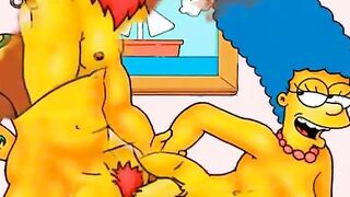 Marge Simpson mature whore