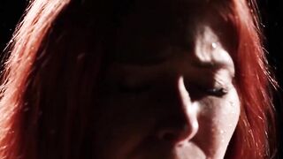 Couple in love has exotic sex in a romantic setting