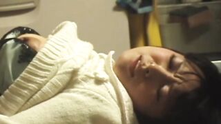 Japanese voyeur footage of young babe being fucked