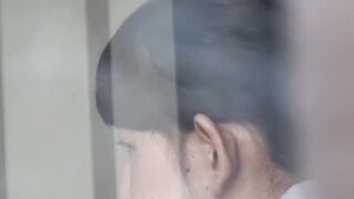 Pussy rubbing action and fingering with hot Japanese amateur