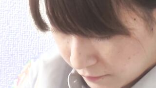 Pussy rubbing action and fingering with hot Japanese amateur