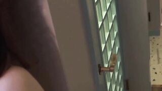 Naughty Japanese schoolgirl sucks hard cock and swallows cum