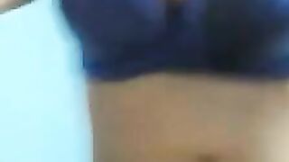 Blonde Chick fingerfucking her creamy wet pussy
