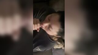 Big Tits Asian Babe Sucking BWC