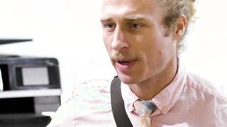 Wet librarian fucks big cock principal