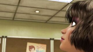 Monster FUTANARI Cock & Female Teacher