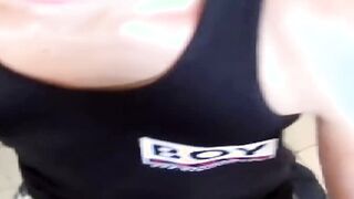My twink best friend cums on my ass in my familys kitchen