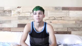 After interview Cole Patrick jerks his big dick for you