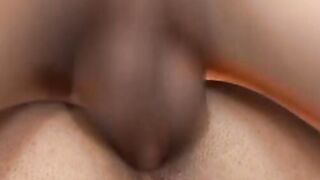 Latino gives a blowjob to receive raw and rough anal fucking