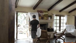 Nathan comes onto her masturbating stepmom Lily