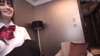 Japanese horney eighteen wants more after she has her unshaved vagina being fingering by mature boy friend. The little chick with soak vagina fuck and orgasm over orgasm. Part one