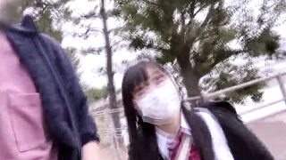 Japanese horney eighteen wants more after she has her unshaved vagina being fingering by mature boy friend. The little chick with soak vagina fuck and orgasm over orgasm. Part one