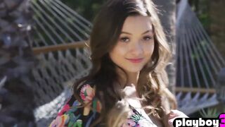 Natural adorable star barely legal did it inside front of a camera