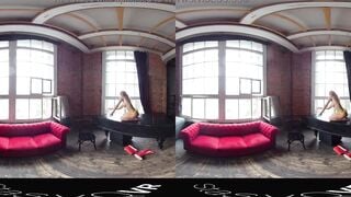 StasyQVR - 180 VR Porn Clip - Boots 'n Blondes with MarbellaQ