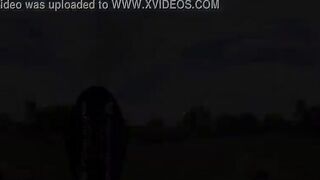 Solo gal, Vanessa Decker is masturbating public, inside VR