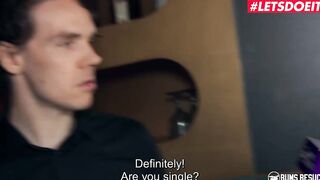 #LETSDOEIT - Anike Ekina - Lucky Bartender Fucks On His Bar With A Bae Butt Blondie
