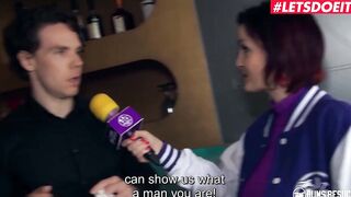 #LETSDOEIT - Anike Ekina - Lucky Bartender Fucks On His Bar With A Bae Butt Blondie