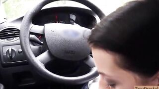 Leyla Peachbloom hitchkies and fuck by nasty stranger