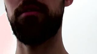 Hot amateur masturbating his rock hard cock with fleshlight
