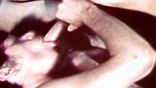 Vintage muscle gays ass rimming and deepthroat cock sucking