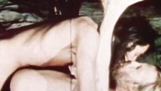 Classic hairy gay studs bareback pounding after hot rimming
