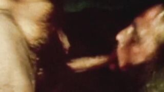 Classic hairy gay studs bareback pounding after hot rimming