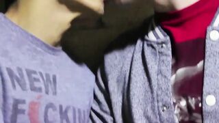 Cute bottom blond twink takes it up the ass from behind