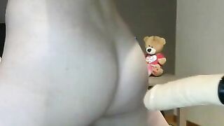 Naughty Amateur gets fucked by machine