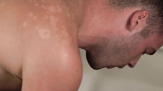 Inked stepson gave his stepdad an unforgettable blowjob