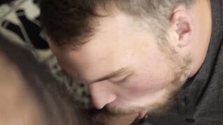 Kinky stepson ass stretched raw by hot pierced nipples daddy