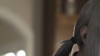 Smart Tgirl Itzel Saenz analed in the kitchen