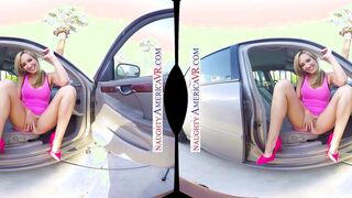Turned On Hot Brett Rossi shows how thankful she is that you changed her flat tire