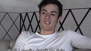 Big dicked Latino straighty blown before bareback session