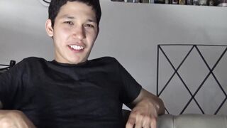 Big dicked Latino straighty blown before bareback session