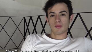 Big dicked Latino straighty blown before bareback session