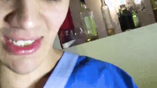 Straight latino twink paid to bareback and facial POV