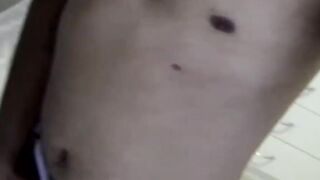 Horny amateur cock sucking his hung tattooed boyfriend