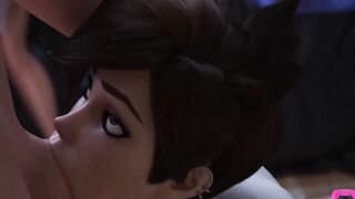MILF 3D Threesome Big Cock Animation Sex