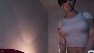 MILF 3D Threesome Big Cock Animation Sex