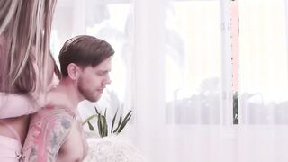 Big tits shemales gets ass bareback fucked by dude