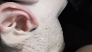 Handsome Latino deepthroats before bareback in POV