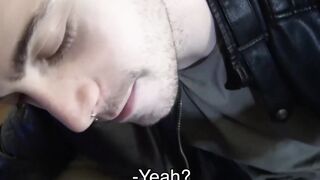 Handsome Latino deepthroats before bareback in POV