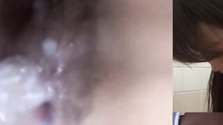 Japanese lady filmed while peeing with hidden cam