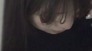 Japanese lady filmed while peeing with hidden cam