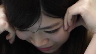 Japanese amateur pissing while having fun