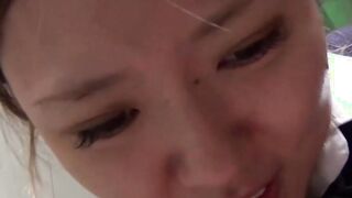 Japanese schoolgirl strips in public to put toy on her clit