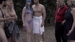 Almost married man fucks blue haired high school love